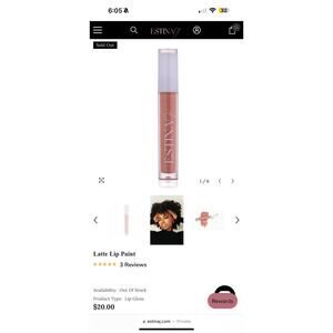 New Latte lip paint nude Lip gloss